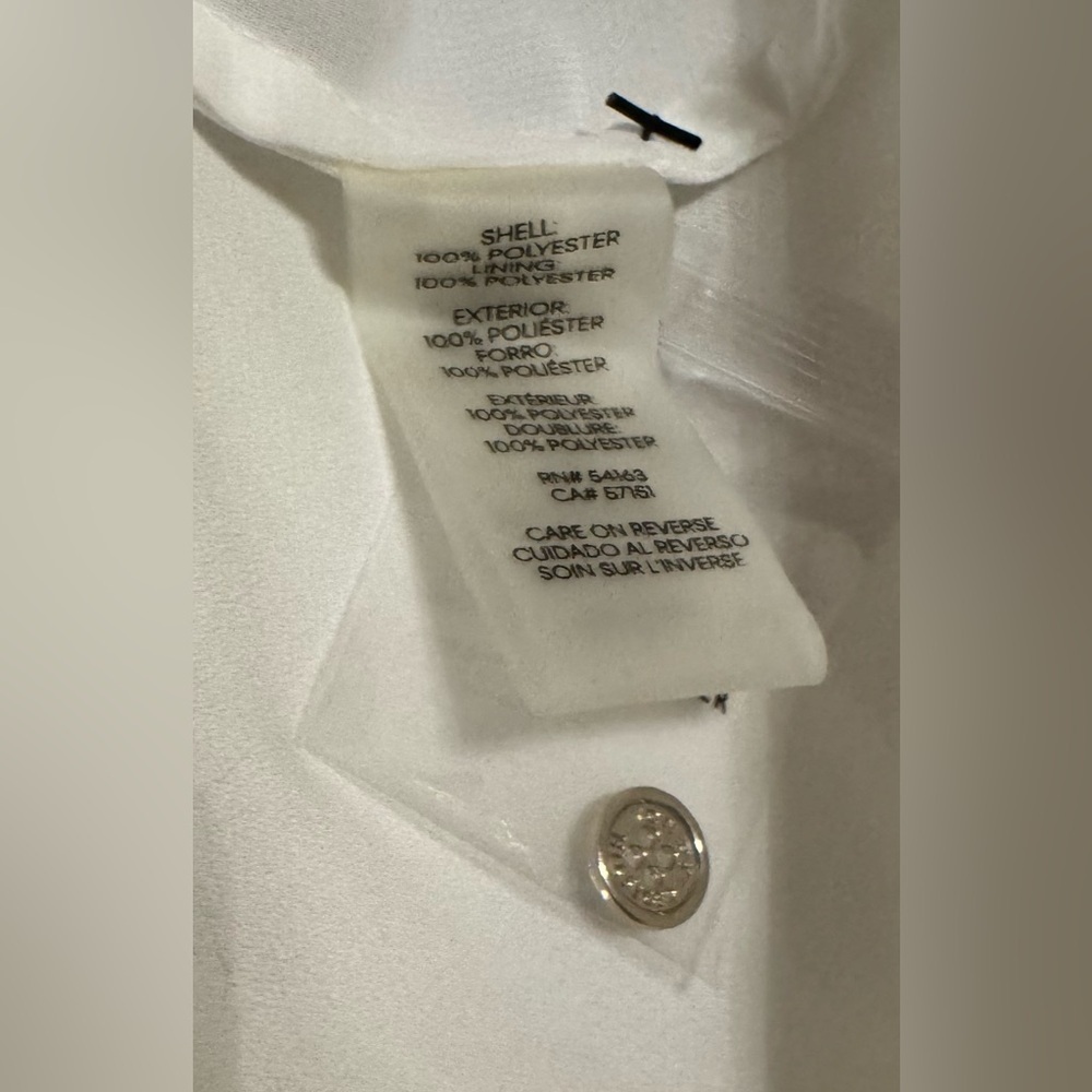 NWT Tommy Hilfiger Ivy Pullover Sleeveless Collared Blouse 4 Buttons Size Large - Picture 12 of 12
